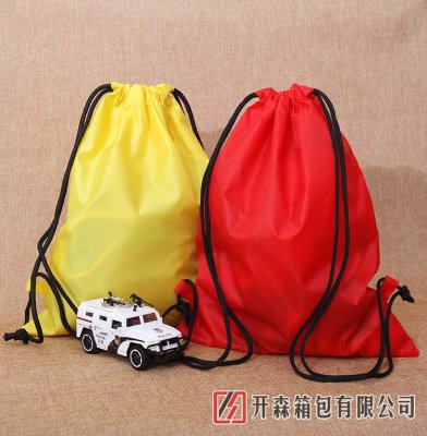 雙抽繩環(huán)保牛津布包
